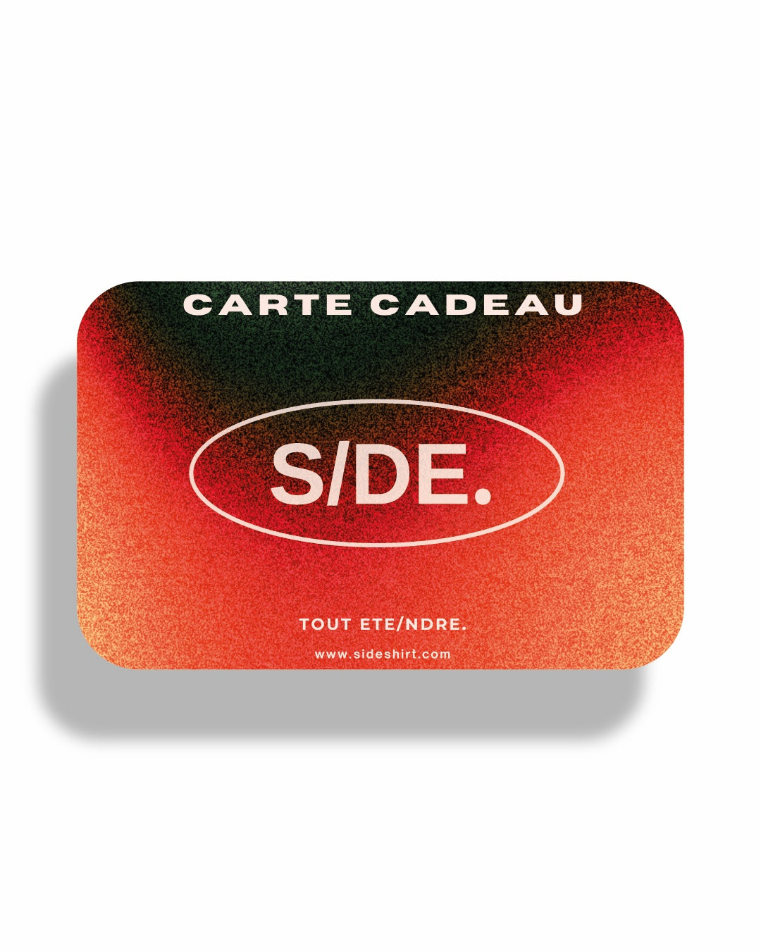 Carte cadeau de la marque Side Shirt